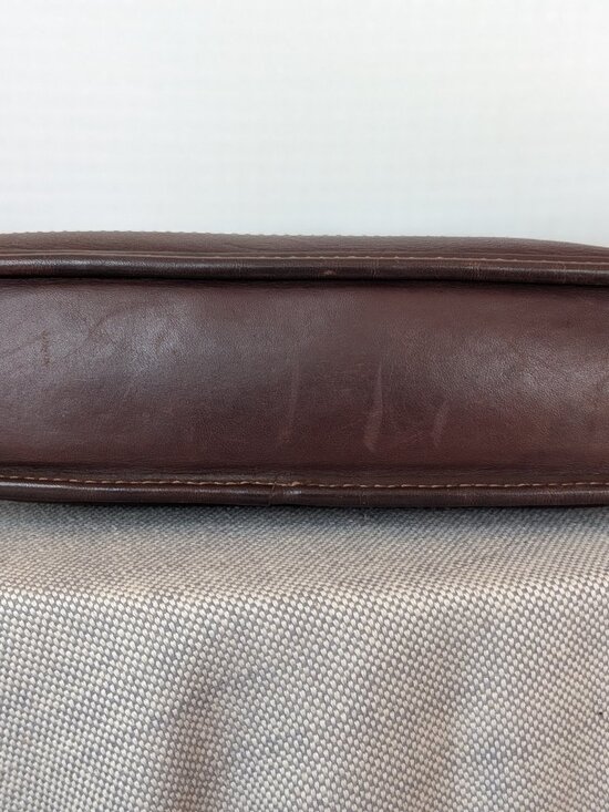 Vintage Coach Bleecker Demi Zip Brown Leather USA Made Style 9311 - Picture 7 of 9